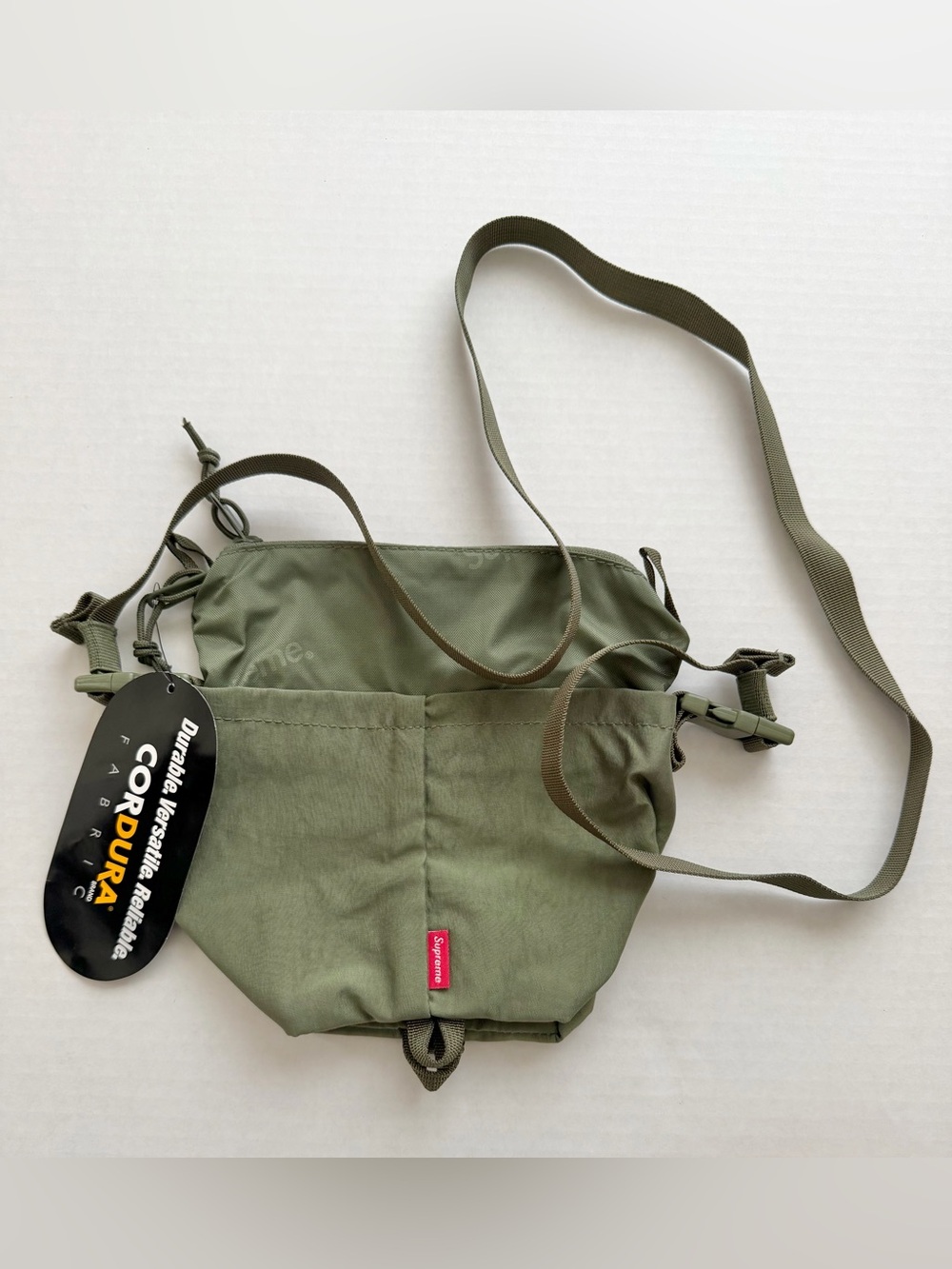 Supreme SS18 Cordura Shoulder Bag – Olive- New with tags